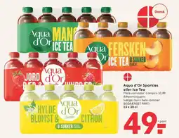 SPAR Aqua d'Or Sparkles eller Ice Tea tilbud
