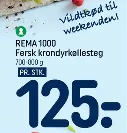 REMA 1000 Fersk krondyrkøllesteg tilbud