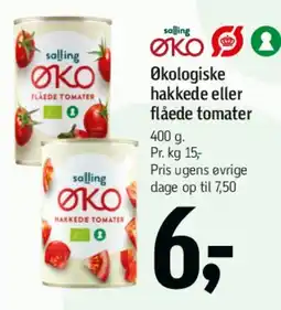 Føtex Økologiske hakkede eller flåede tomater tilbud