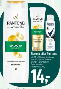 Føtex Rexona eller Pantene tilbud