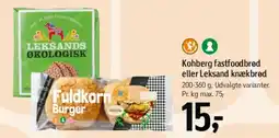 Føtex Kohberg fastfoodbrød eller Leksands knækbrød tilbud