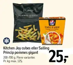 Føtex Kitchen Joy cubes eller Salling Princip pommes gigant tilbud