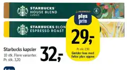 Føtex Starbucks kapsler tilbud