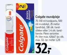 Føtex Colgate mundpleje tilbud