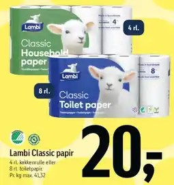 Føtex Lambi Classic papir tilbud