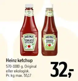 Føtex Heinz ketchup tilbud