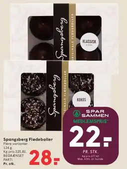 SPAR Spangsberg Flødeboller tilbud