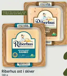 REMA 1000 Riberhus ost i skiver tilbud