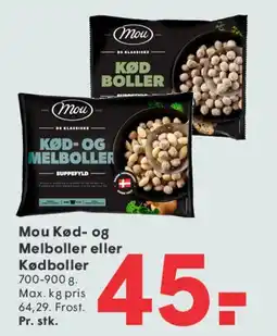 SPAR Mou Kød- og Melboller eller Kødboller tilbud