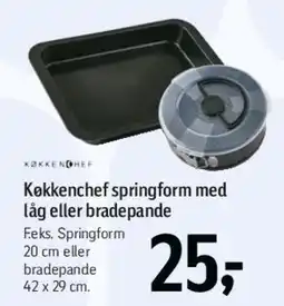 Føtex Køkkenchef springform med låg eller bradepande tilbud