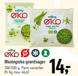 Føtex Økologiske grøntsager tilbud