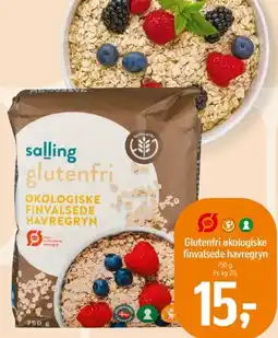 Føtex Salling glutenfri økologiske finvalsede havregryn tilbud