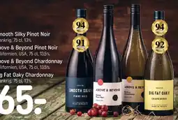 REMA 1000 Smooth Silky Pinot Noir Above & Beyond Pinot Noir Above & Beyond Chardonnay Big Fat Oaky Chardonnay tilbud