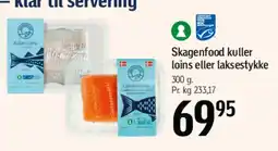 Føtex Skagenfood kuller loins eller laksestykke tilbud