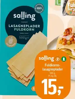 Føtex Fuldkorns-lasagneplader tilbud
