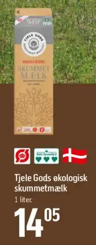 Føtex Tjele Gods økologisk skummetmælk tilbud