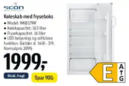 Føtex Køleskab med fryseboks tilbud