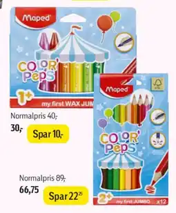 Føtex Maped Color'Peps / my first WAX JUMBO tilbud