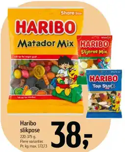 Føtex Haribo slikpose tilbud