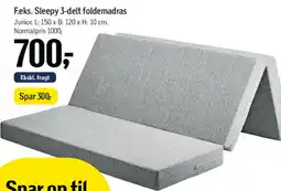 Føtex F.eks. Sleepy 3-delt foldemadras tilbud