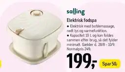 Føtex Elektrisk fodspa tilbud