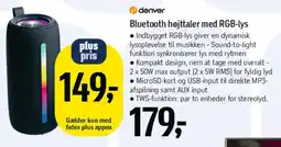 Føtex Bluetooth højttaler (Plus‑pris) tilbud