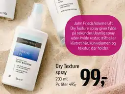 Føtex Dry Texture spray tilbud