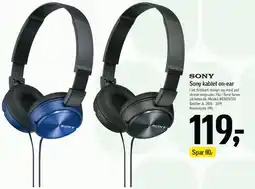 Føtex Sony kablet on-ear tilbud