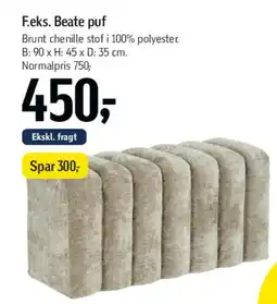 Føtex F.eks. Beate puf tilbud