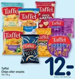 REMA 1000 Taffel Chips eller snacks tilbud