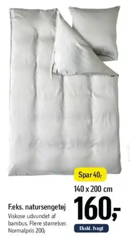Føtex F.eks. natursengetøj tilbud