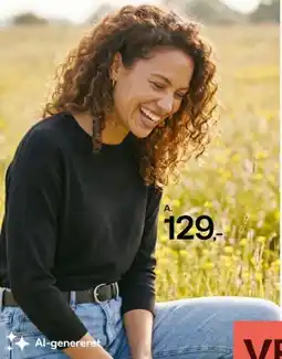 Føtex Strik med 3/4 ærmer tilbud
