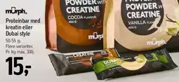 Føtex Proteinbar med kreatin eller Dubai style tilbud