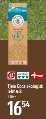 Føtex Tjele Gods økologisk letmælk tilbud