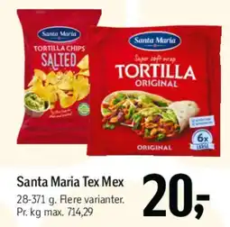 Føtex Santa Maria Tex Mex tilbud