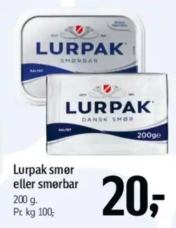 Føtex Lurpak smør eller smørbar tilbud
