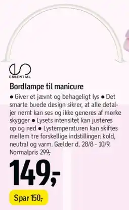 Føtex Bordlampe til manicure tilbud
