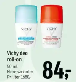 Føtex Vichy deo roll-on tilbud
