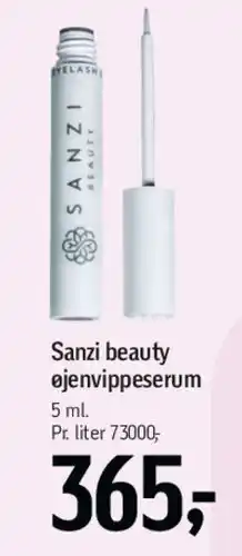 Føtex Sanzi beauty øjenvippeserum tilbud