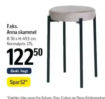 Føtex F.eks. Anna skammel tilbud
