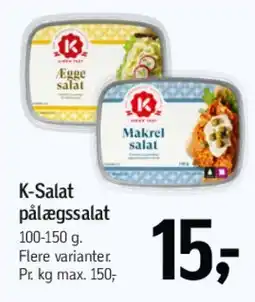 Føtex K-Salat pålægsalat tilbud