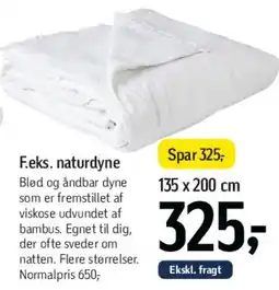Føtex F.eks. naturdyne tilbud