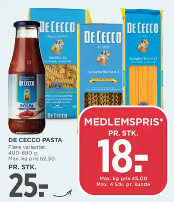 De Cecco pasta