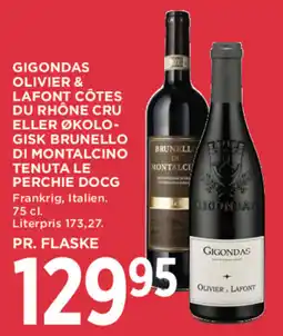 MENY Gigondas Olivier & Lafont tilbud