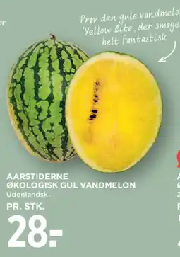 MENY Aarstiderne økologisk gul vandmelon tilbud