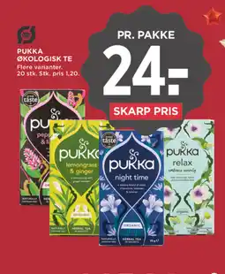 MENY Pukka økologisk te tilbud
