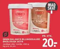 MENY Grøn Balance Økologisk Skyr tilbud