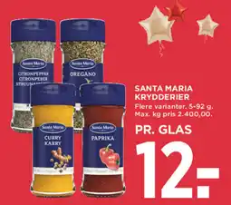 MENY Santa Maria krydderier tilbud