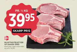 MENY Skaftkoteletter tilbud