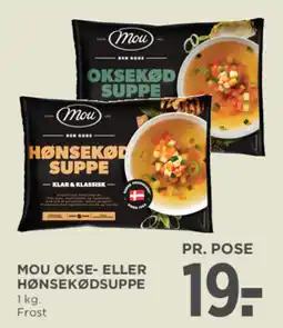 MENY Mou oksekødsuppe tilbud